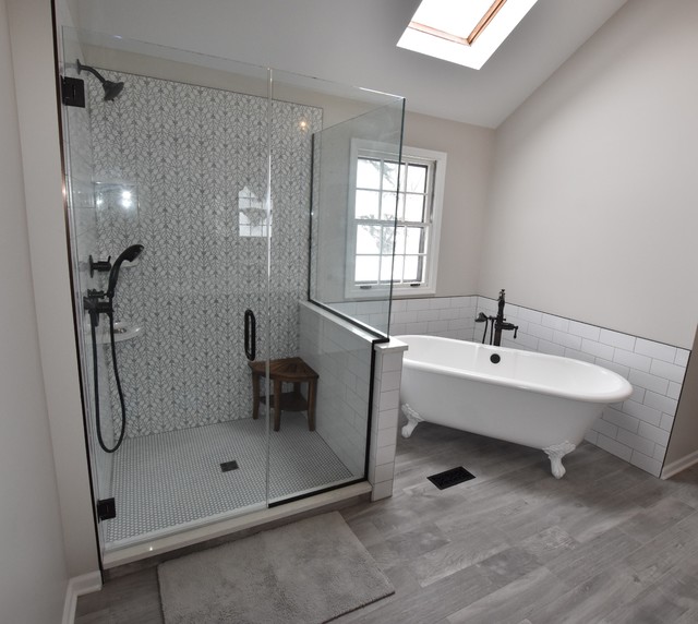 Naperville Master Bathroom Bathroom Chicago by Pro V Remodeling