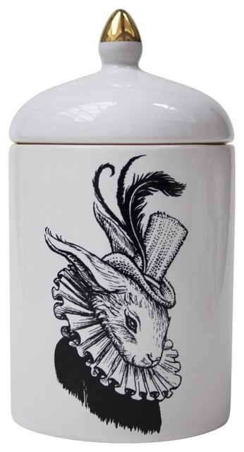 Bling Bunny Ceramic Pot