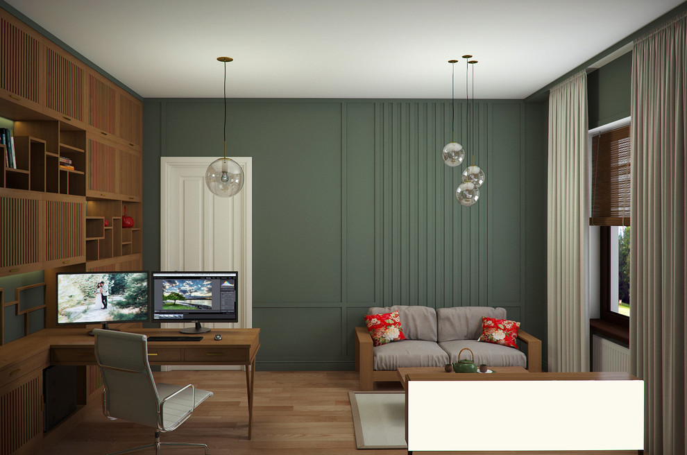 Кабинет с этническими элементами