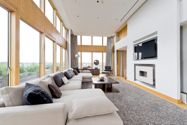 Modern Penthouse contemporary-living-room