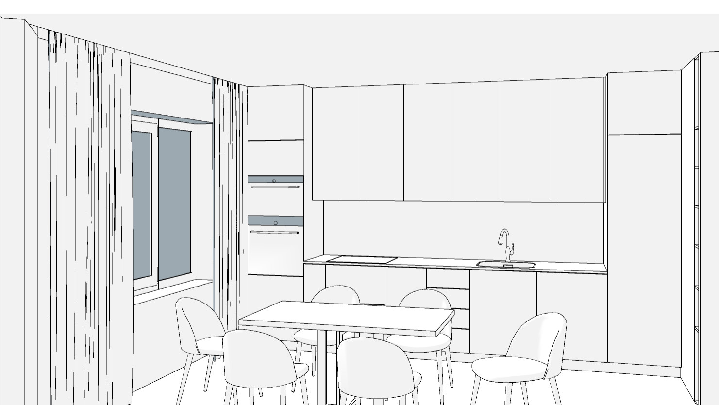 Эскизы в линиях