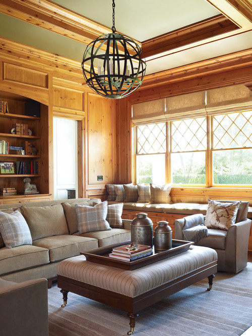 Inspiration for a country living room in New York.