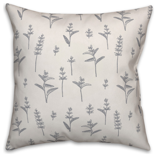 botanical print pillows