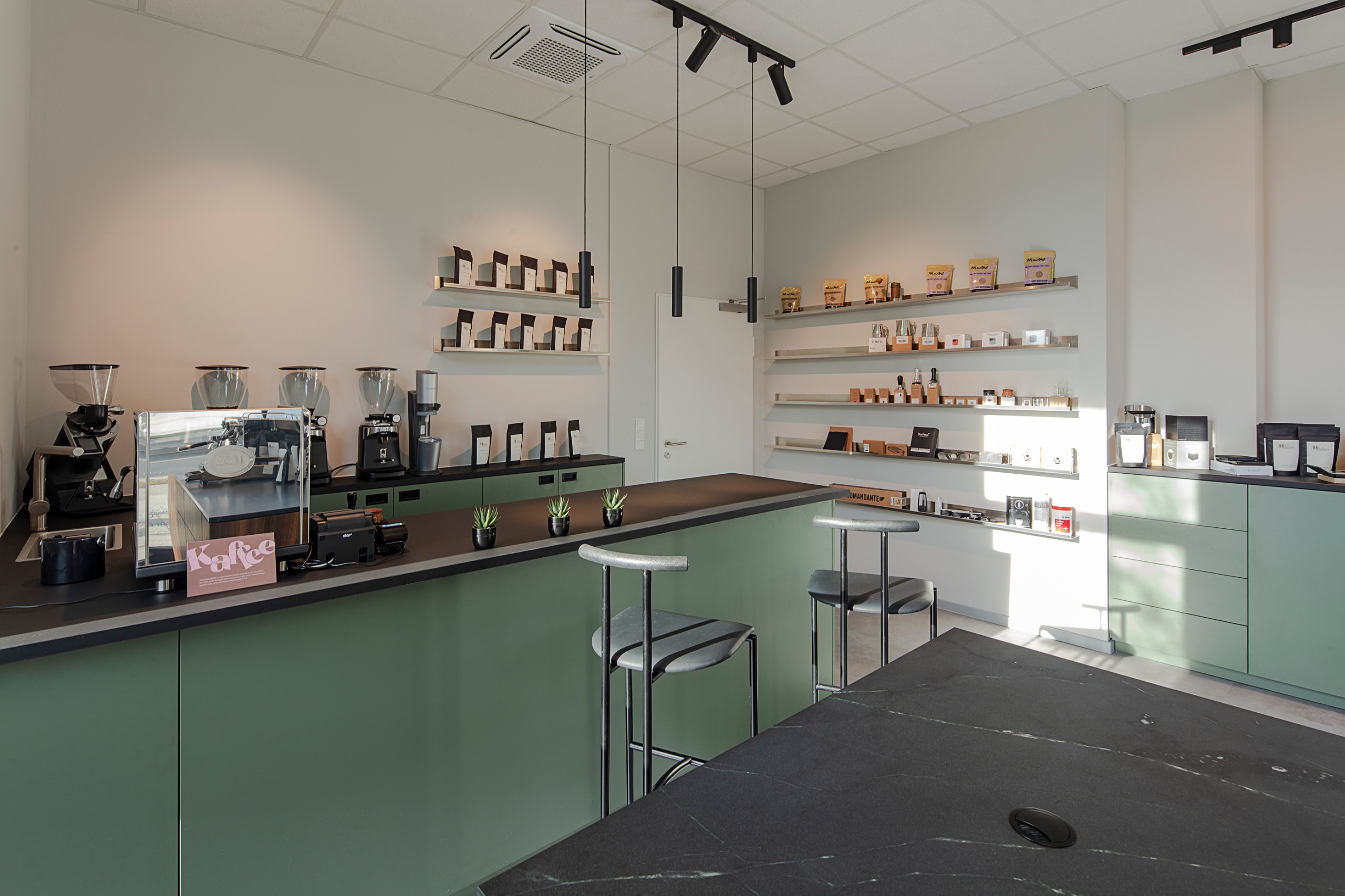 Showroom für Espressomaschinen & Barista in München
