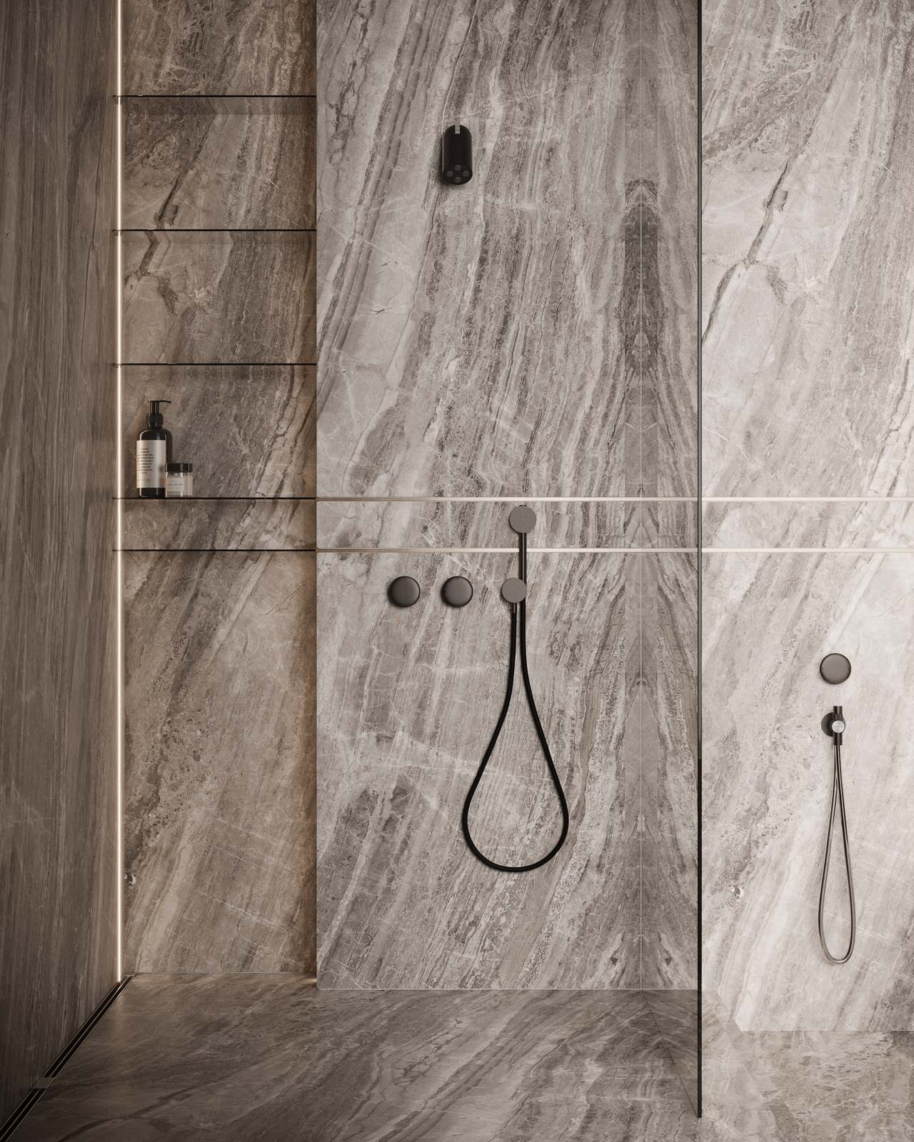 Modern megalopolis apartment