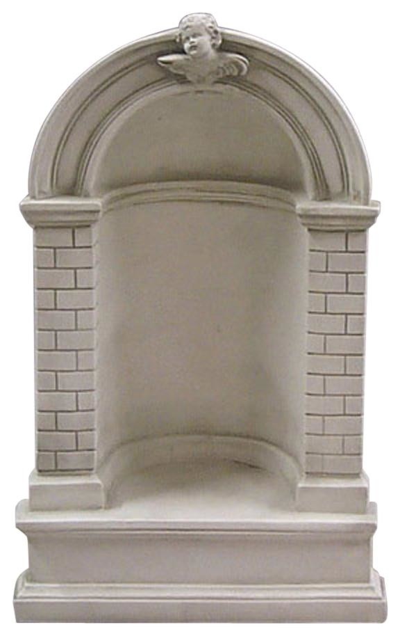 Small Shrine For 16"H Statues, Architectural Niches Traditional Garden Statues And Yard Art