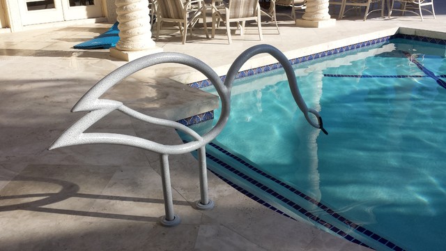 bathroom handrails decorative Pool Swan Handrail Swimming