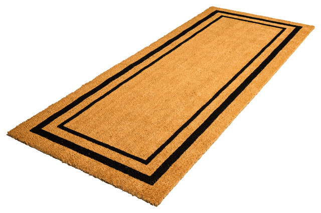 Classic Border Coir Doormat  Modern  Doormats  by DeCoir\u00ae Entrance Mats