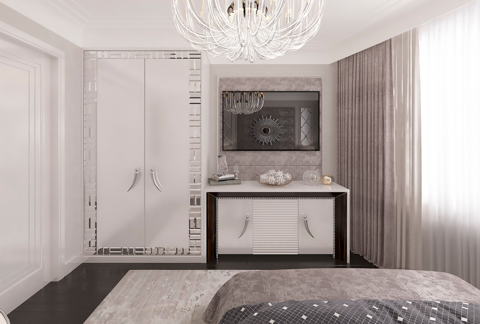 Спальня в проекте ЖК "Лобочевский"