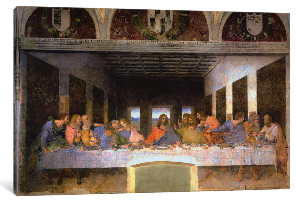 The Last Supper, 1495-1498 by Leonardo da Vinci Art Print, 12