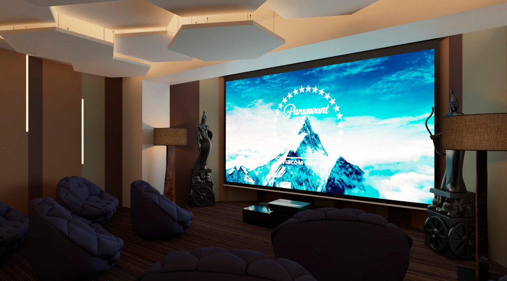 Кинозал в ресторане