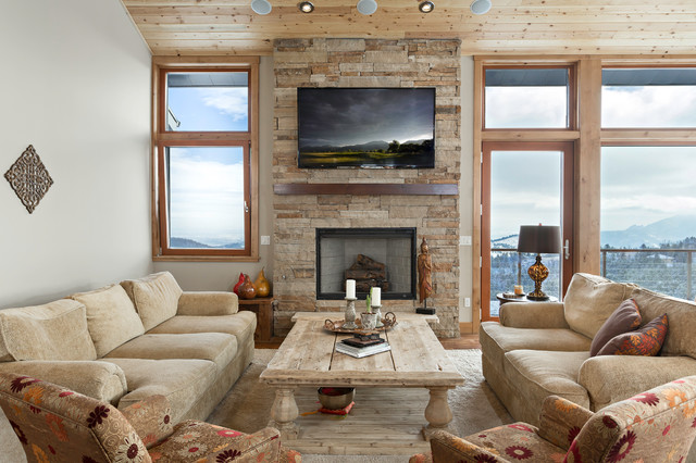 Boulder, CO Homes trendy-dagligstue