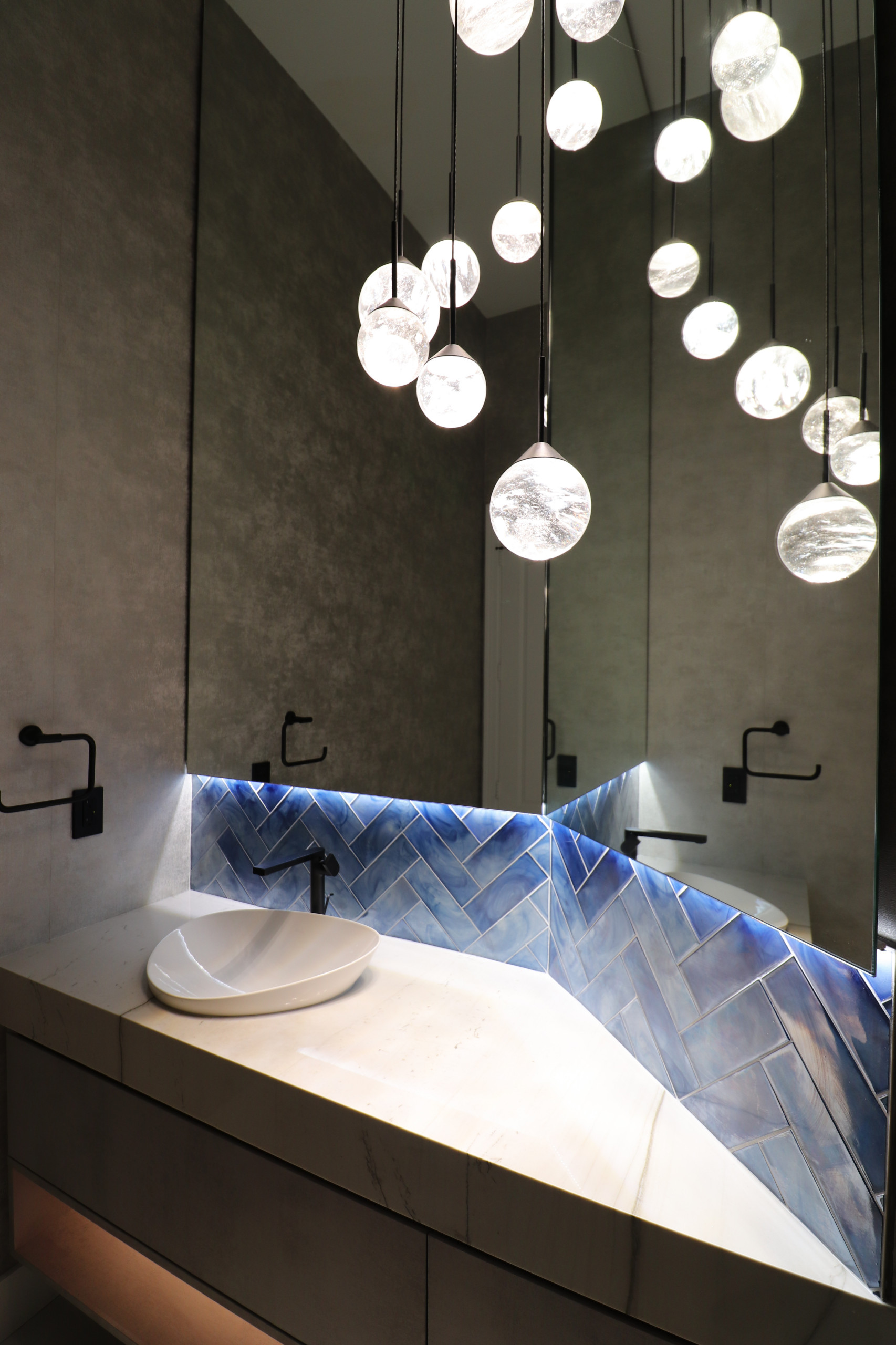 Contemporary Refined  Powder Room