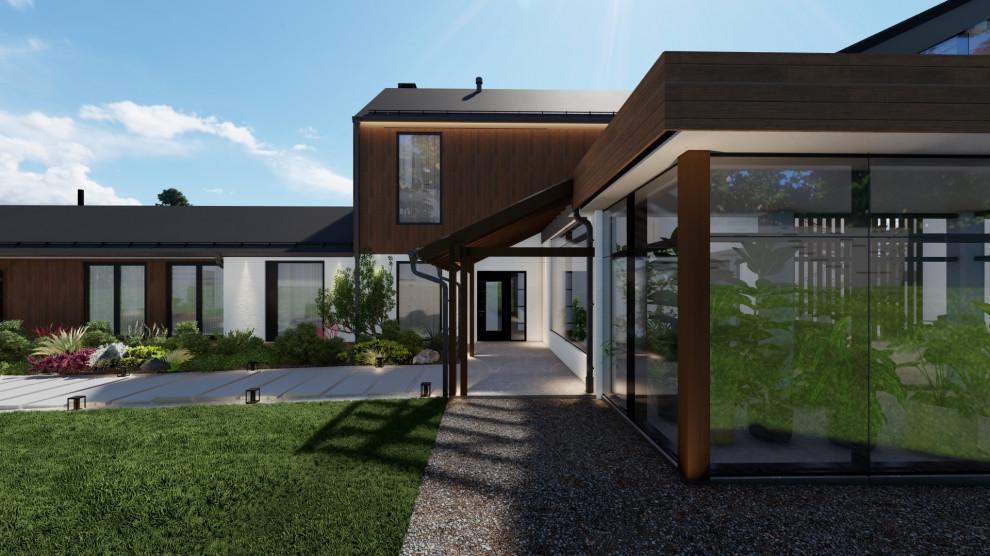 Комплекс зданий по каркасной технологии