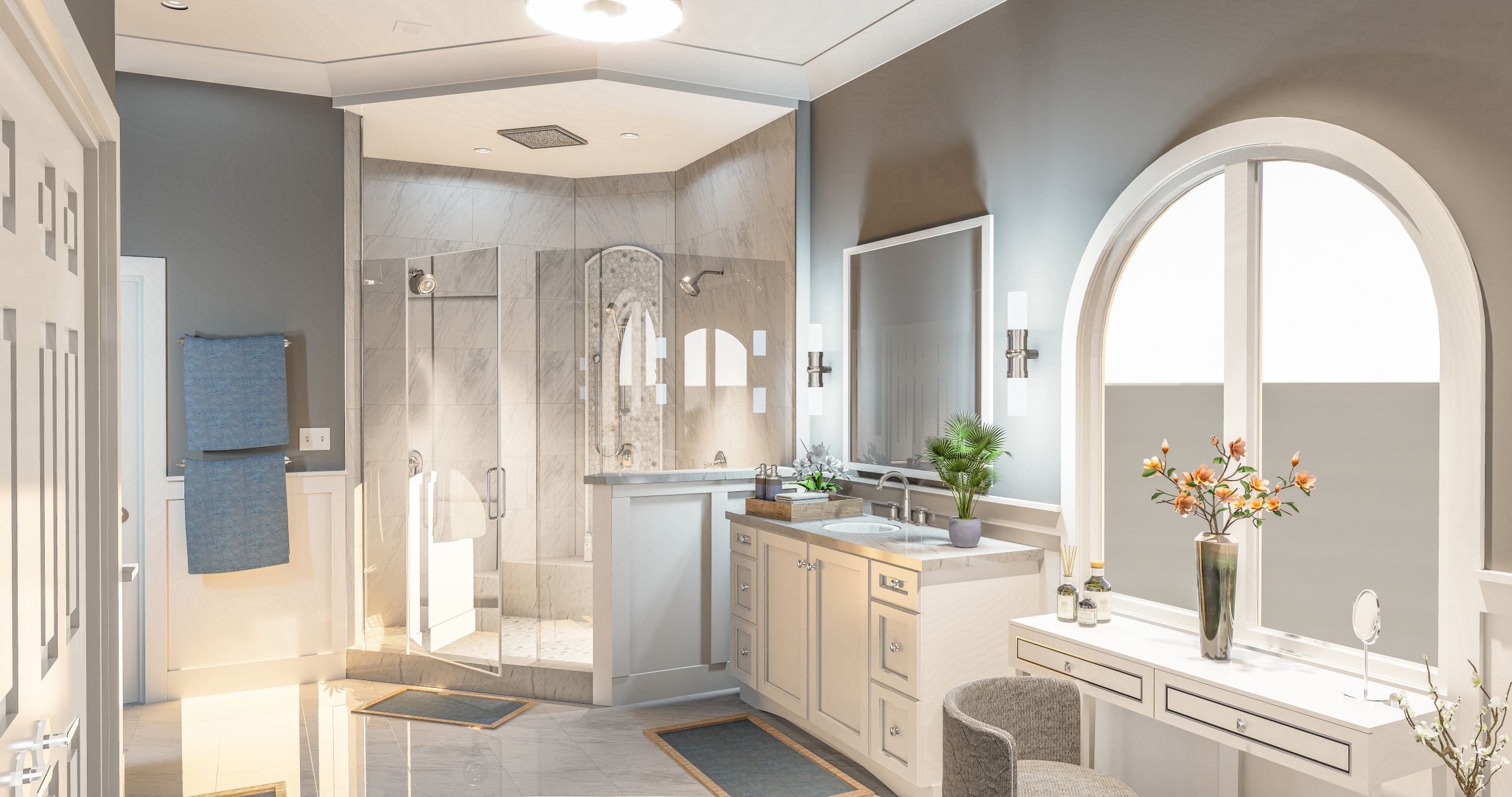 (3D Design) Primary Bathroom Design