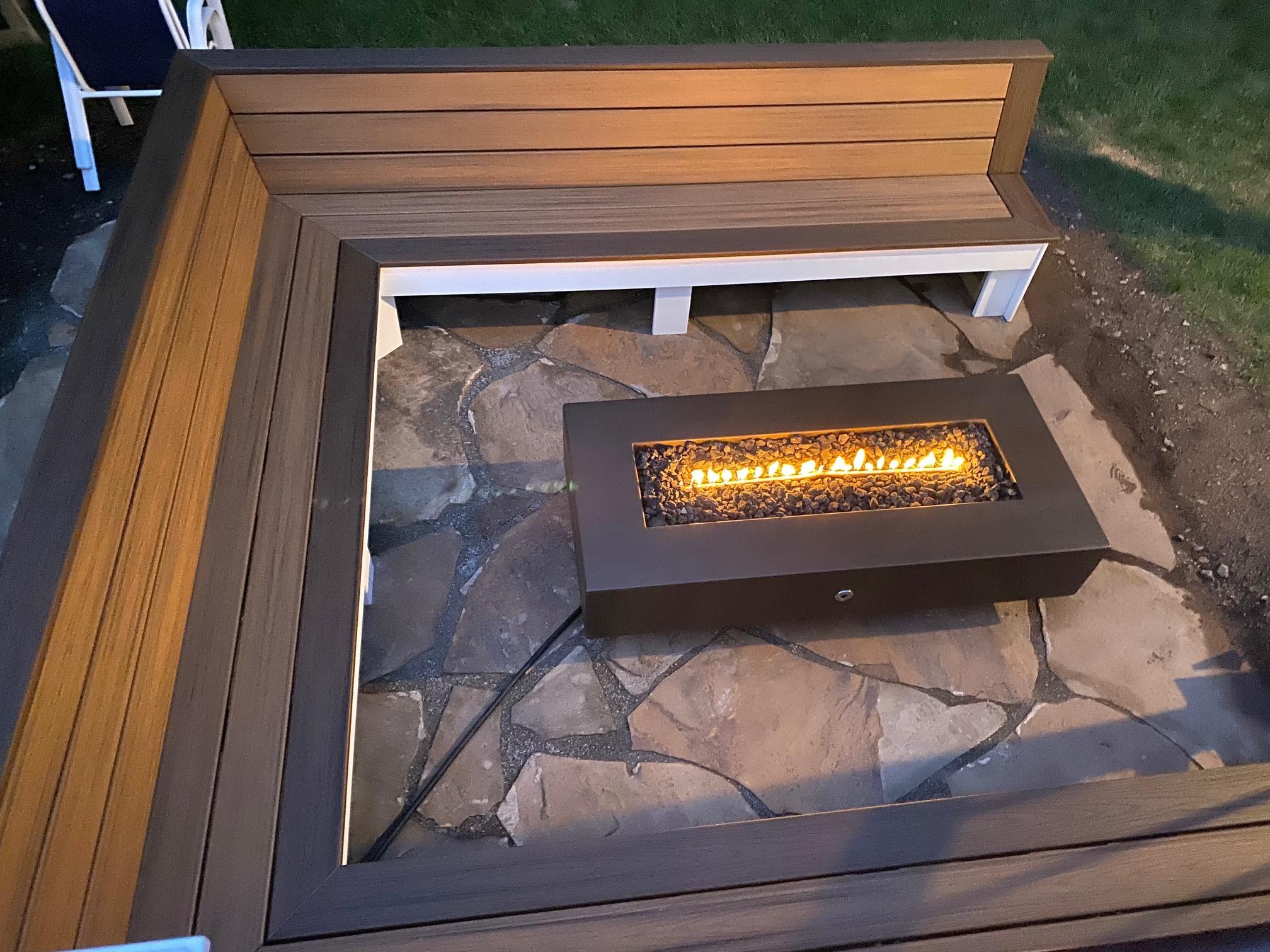 fire pit benches