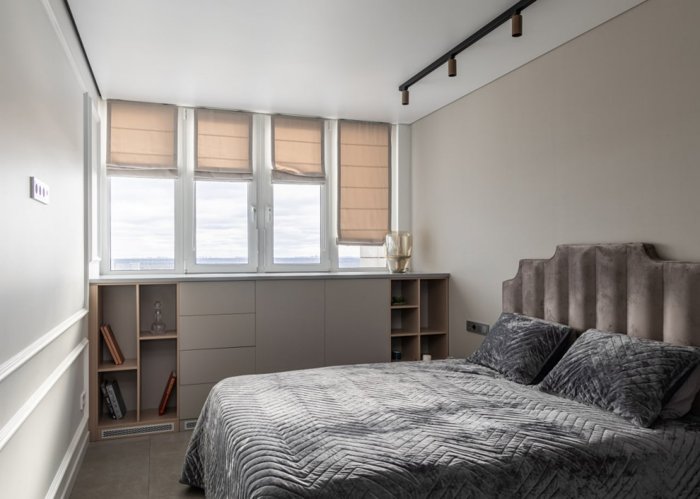 Квартира в серых тонах