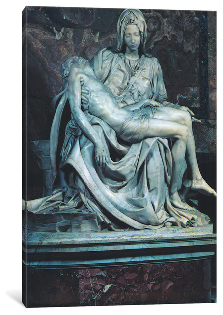 "Pieta" by Michelangelo, 18x12x1.5"