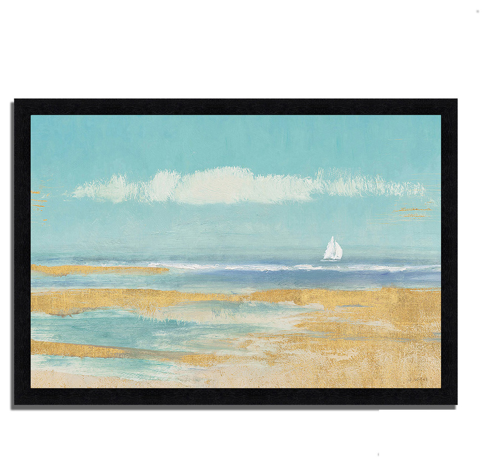 "Sail Away" By James Wiens, Framed Painting Print, Ready To Hang