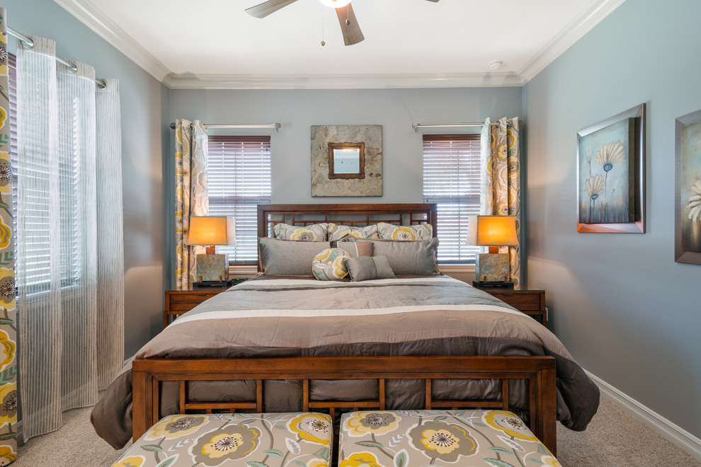Watson Court Modern Mediterranean Residence | Reunion FL - Example of a tuscan home design design in Orlando