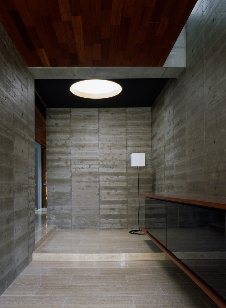 神戸にあるコンテンポラリースタイルのおしゃれな玄関の写真