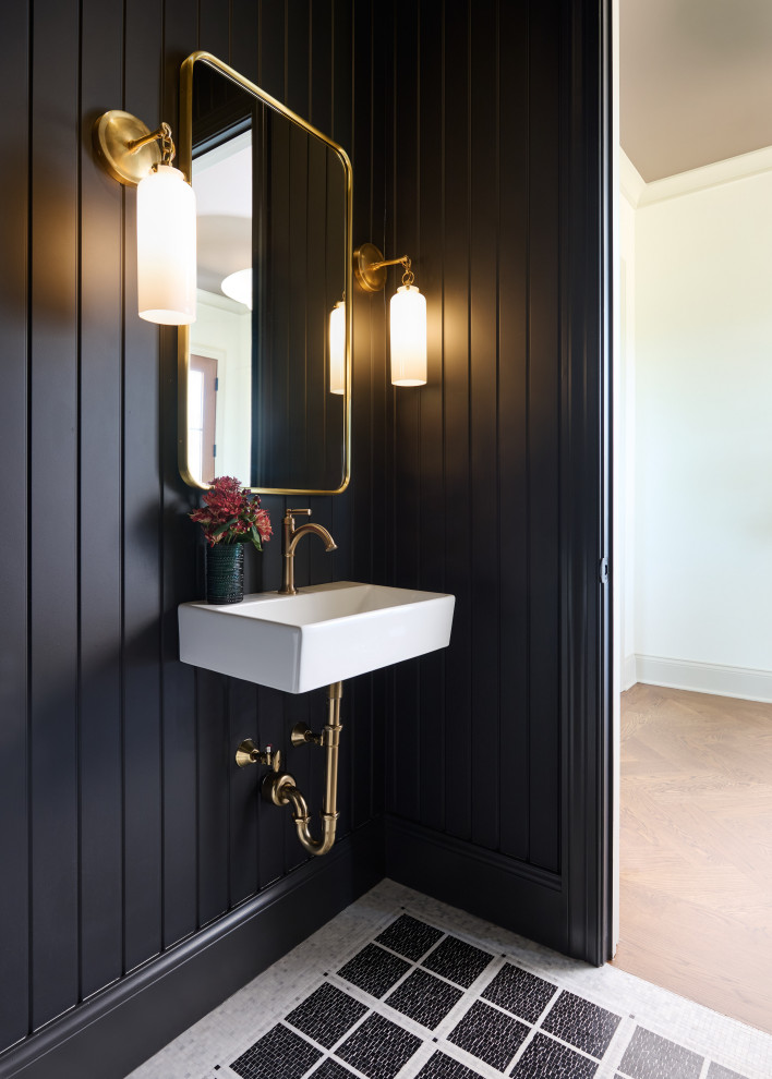 Clarksburg Farmhouse - Farmhouse - Powder Room - Baltimore - by Mueller ...