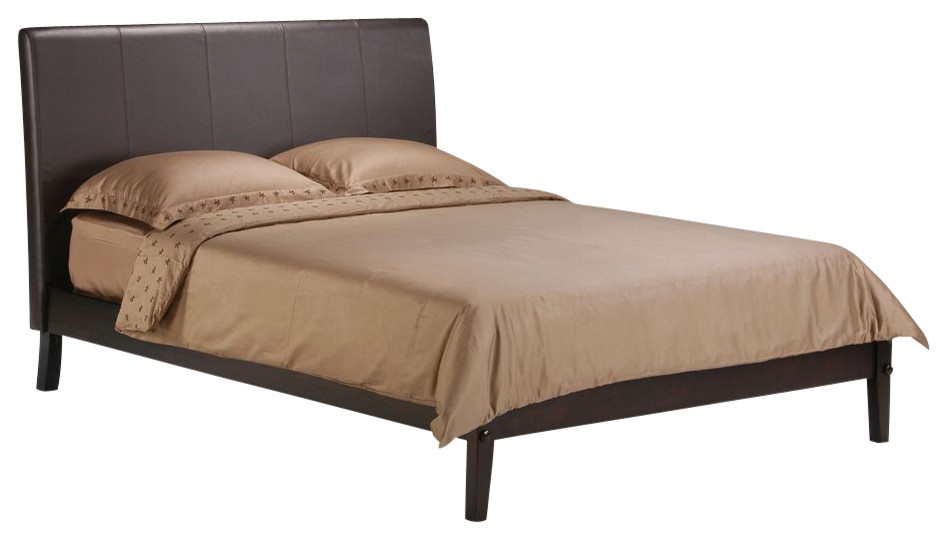 Night and Day Coriander Platform Bed in Dark Chocolate - No Underbed Drawers