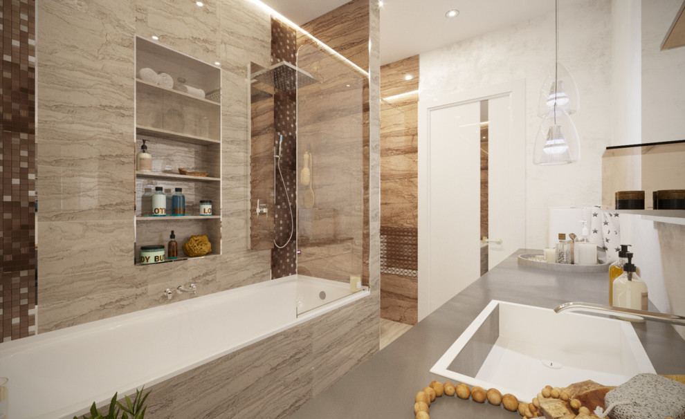 Ванная комната для 3-х комнатной квартиры о. Сахалин