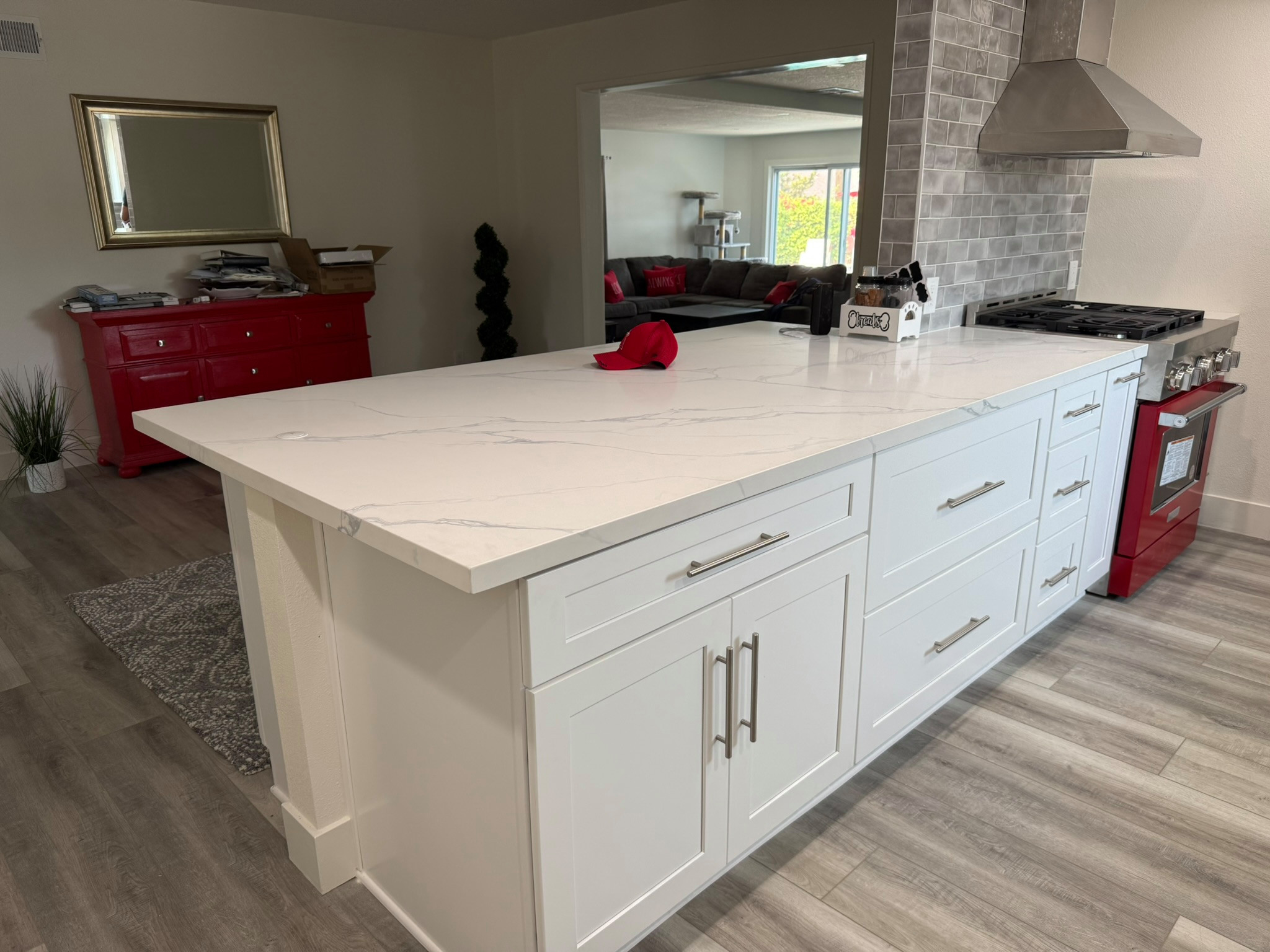 Counter tops, Hood & Oven
