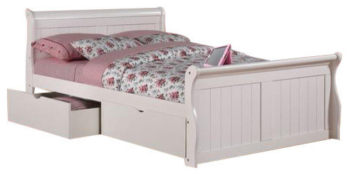 girls full size bed with storage