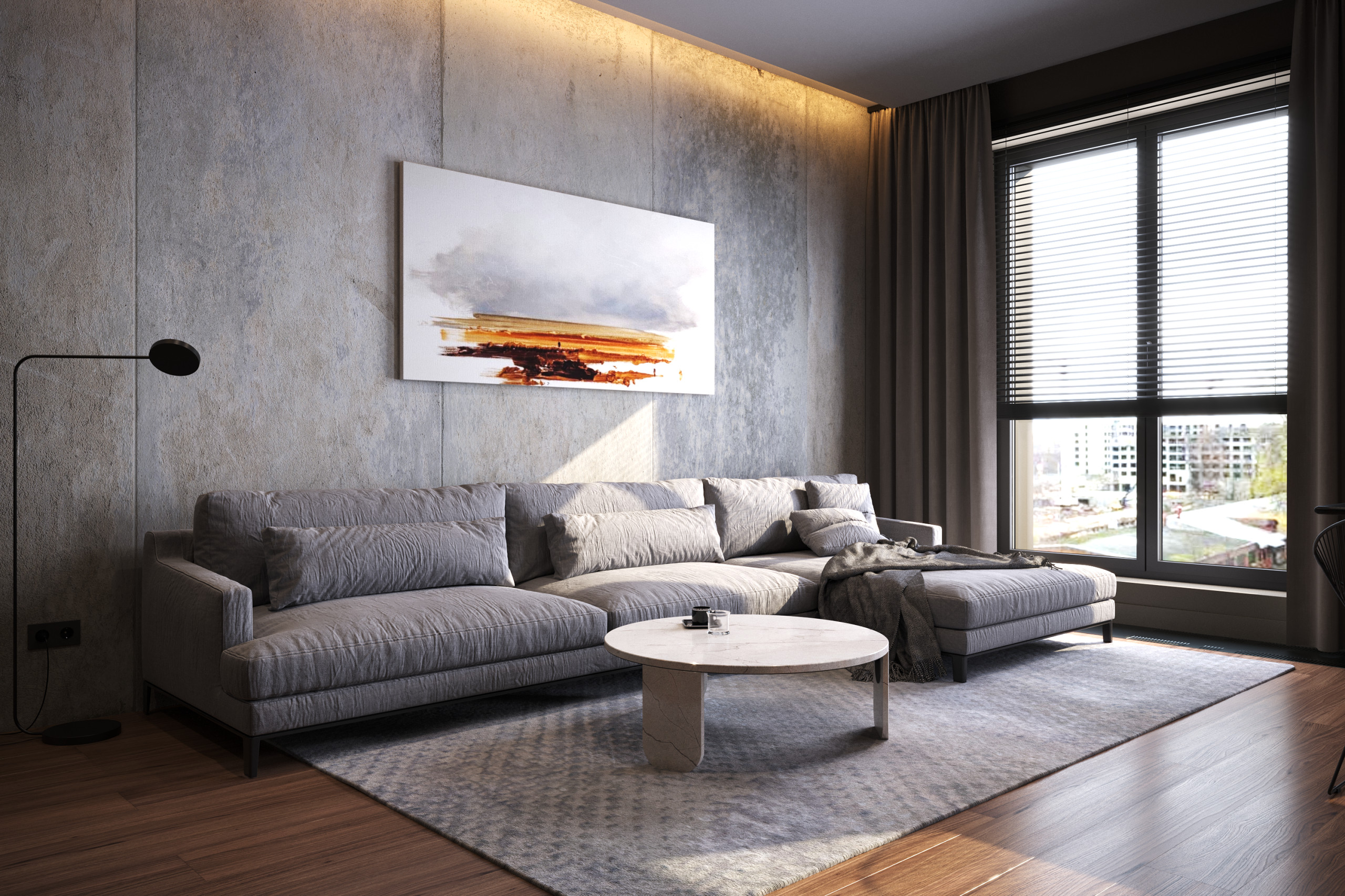 24 Graue Moderne Wohnzimmer Ideen & Bilder   Dezember 24   Houzz DE