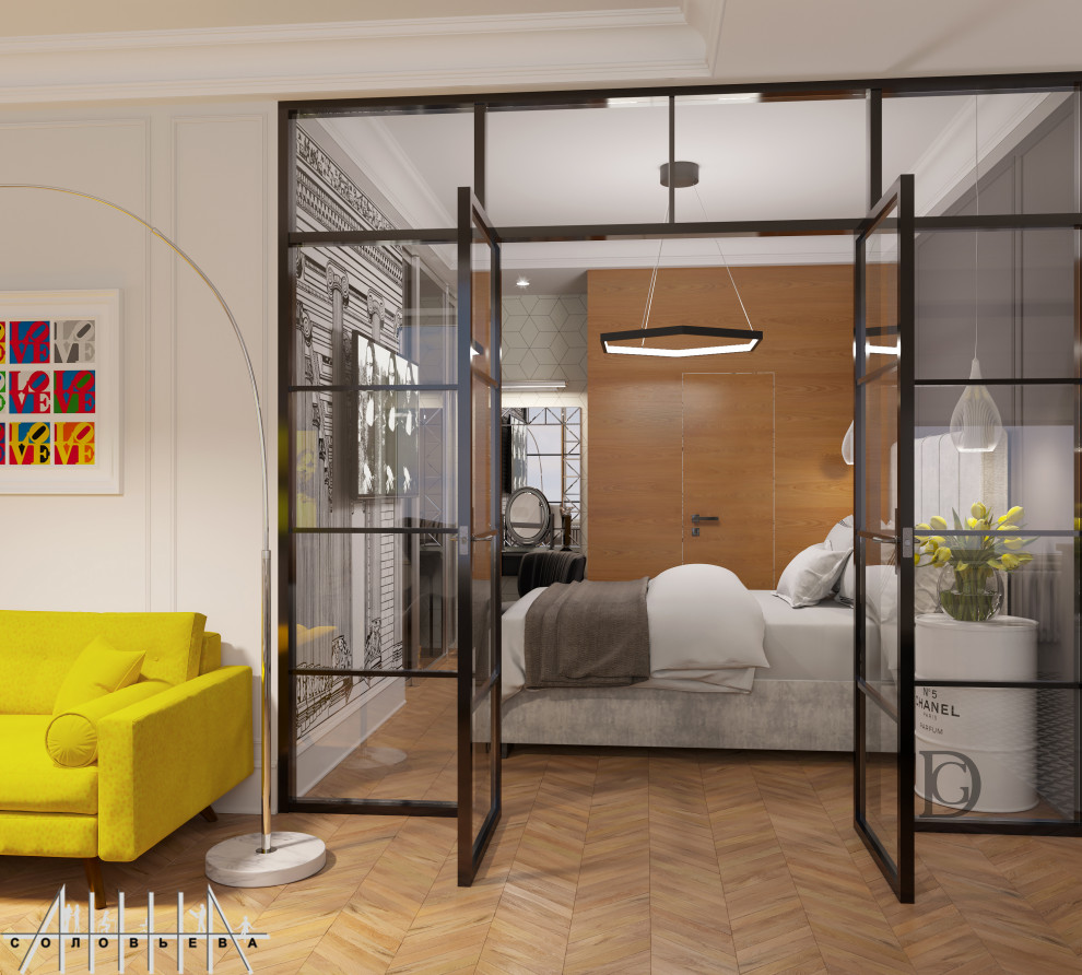 Interior design of a residential flat at Moscow