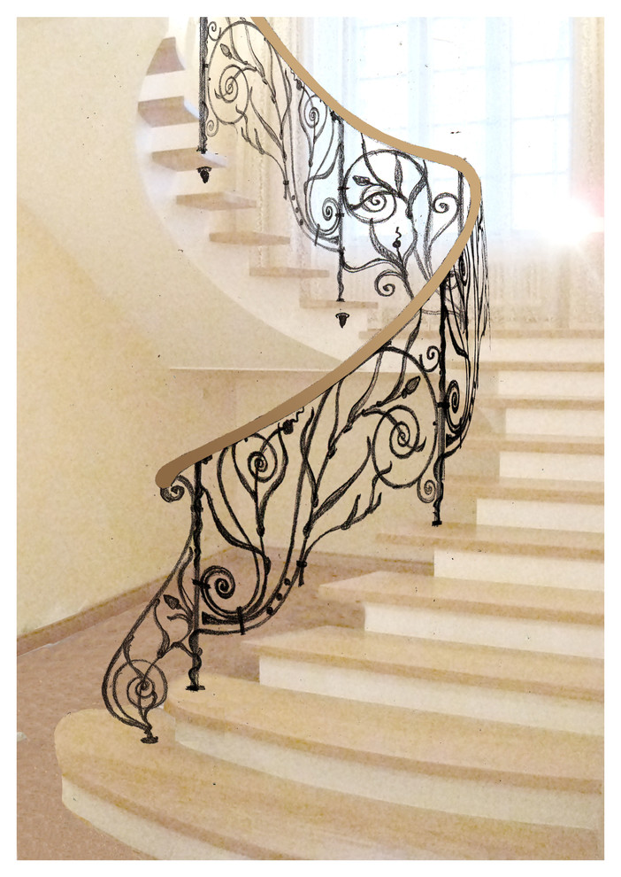 Проекты лестничных ограждений