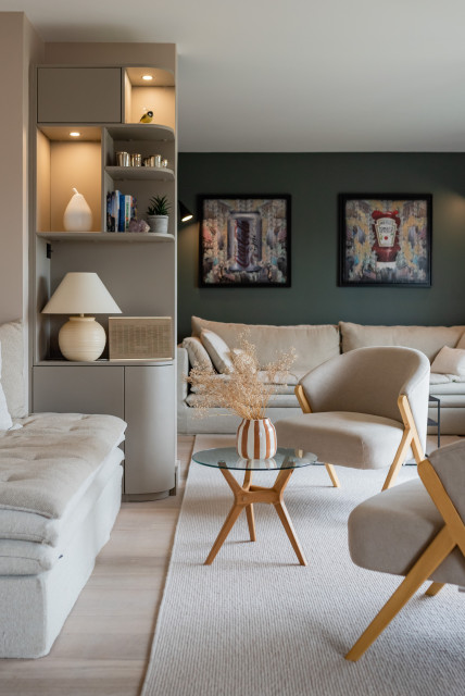 Projet Rousseau contemporary-vardagsrum