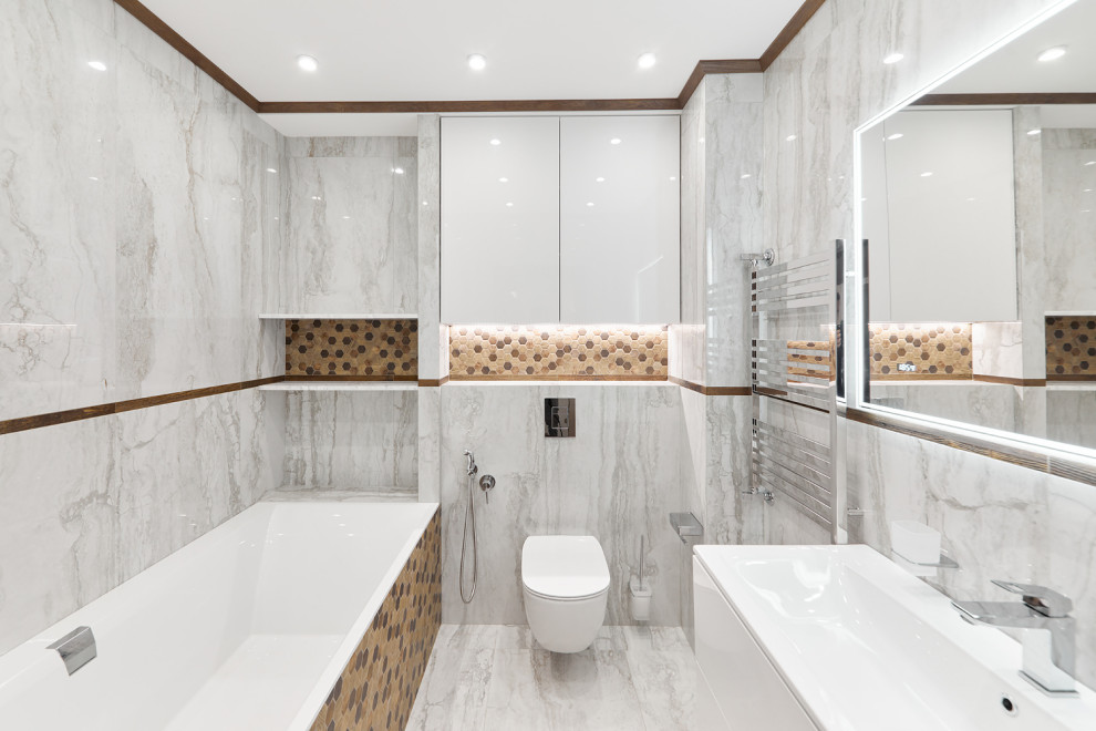 Квартира площадью 170 кв.м. в Брянске. Реализованный проект.