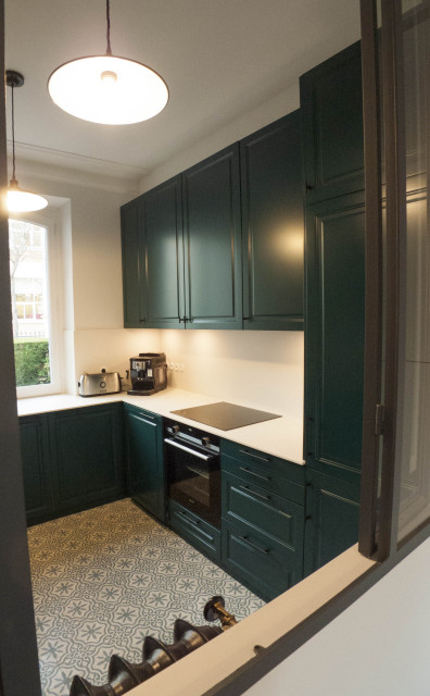 Bourg la Reine transitional-kitchen
