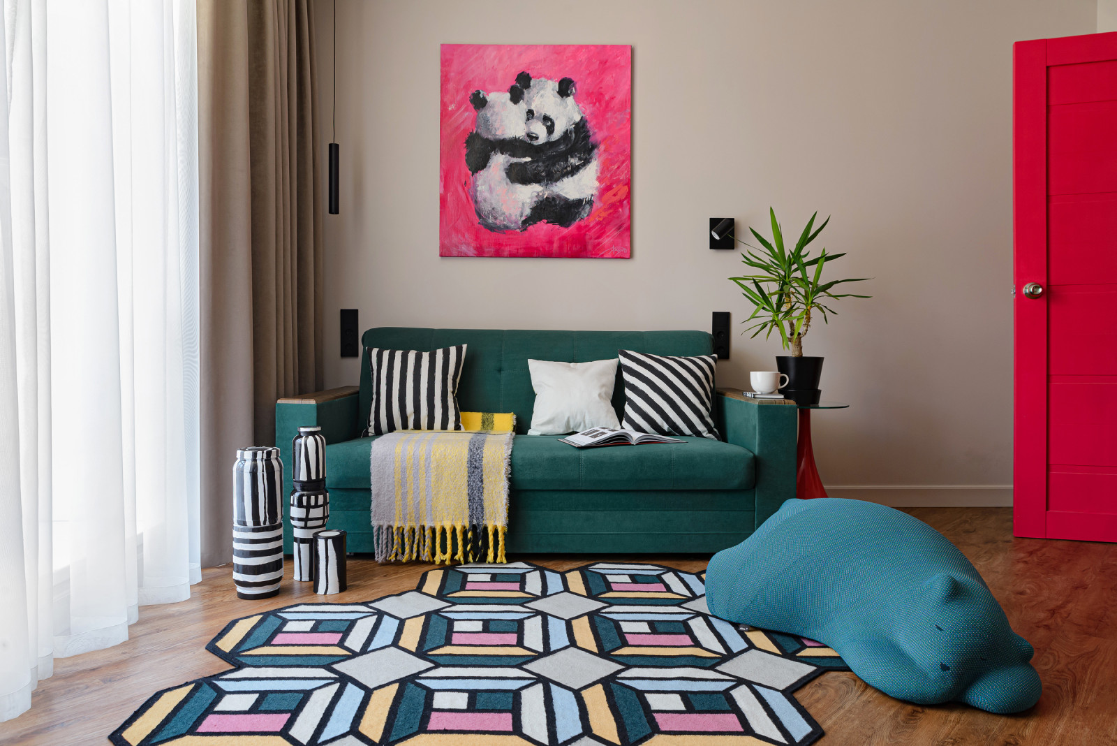 Яркая квартира-студия