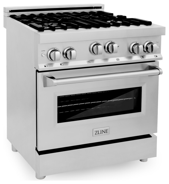 ZLINE 30" Professional Gas Range in Stainless Steel (RG30