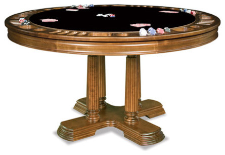 claridge 66-in reversible poker table