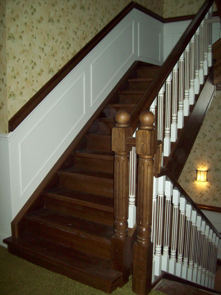 Лестница из массива ясень