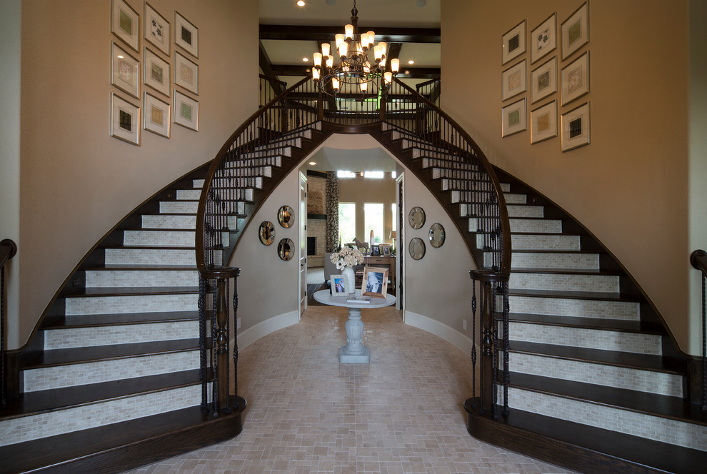 This is an example of a staircase in Houston.