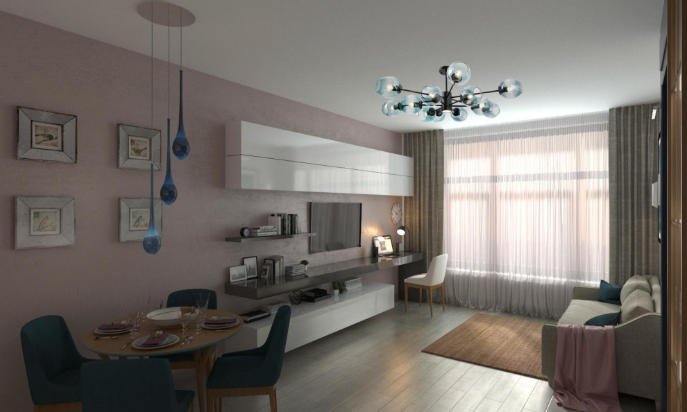 Проект квартиры "Капучино и МОРЕ"