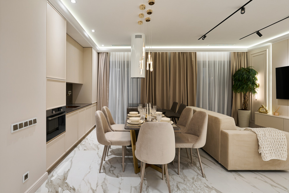 Евро 4-комнатная квартира 130 кв/м с террасой в ЖК «D1»