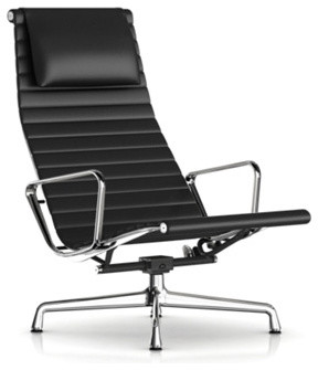 Herman Miller Eames Aluminum Lounge Chair w/ Headrest