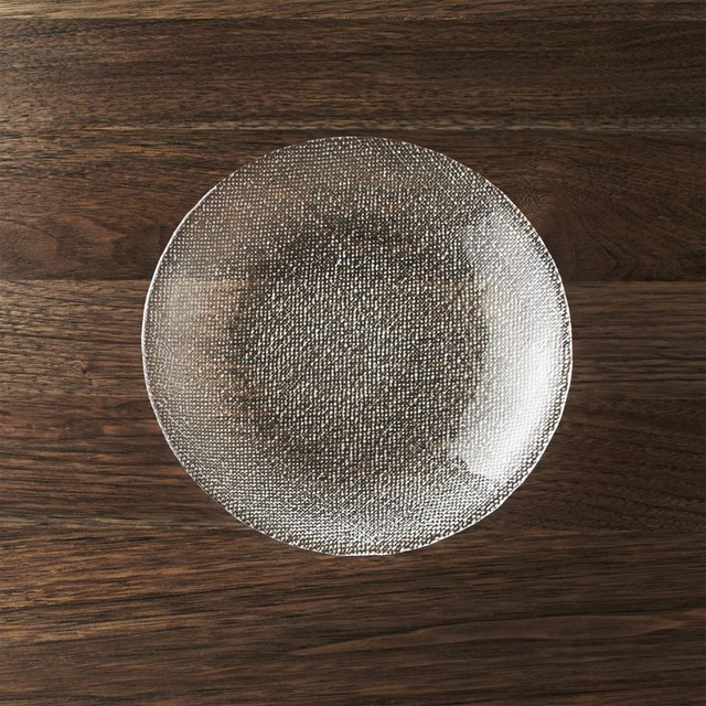 Cotton Clear Salad Plate