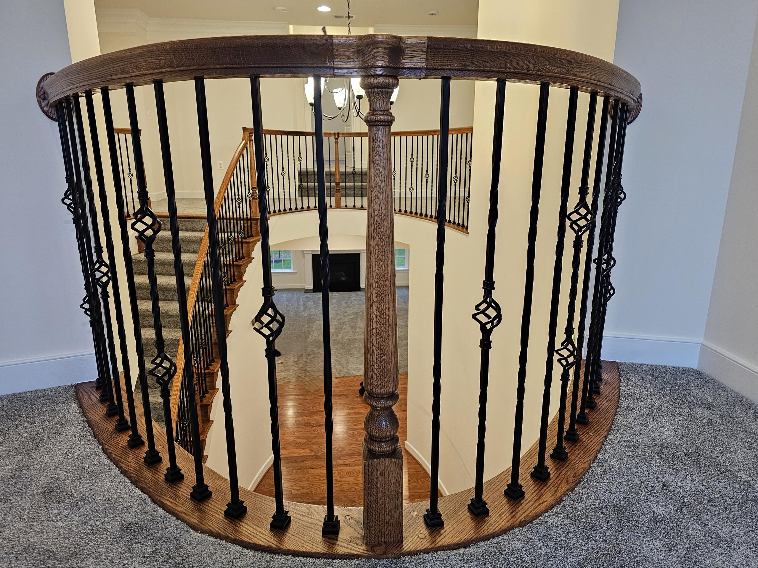 128_Grand Entryway Elliptical Staircase, Nokesville, VA 20181