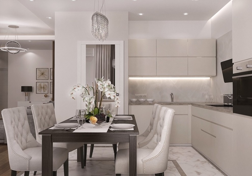 Трехкомнатная квартира, в процессе