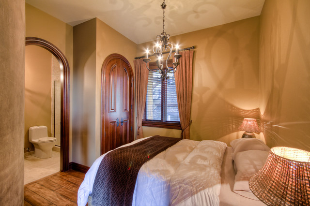 Sun Peaks eclectic-bedroom