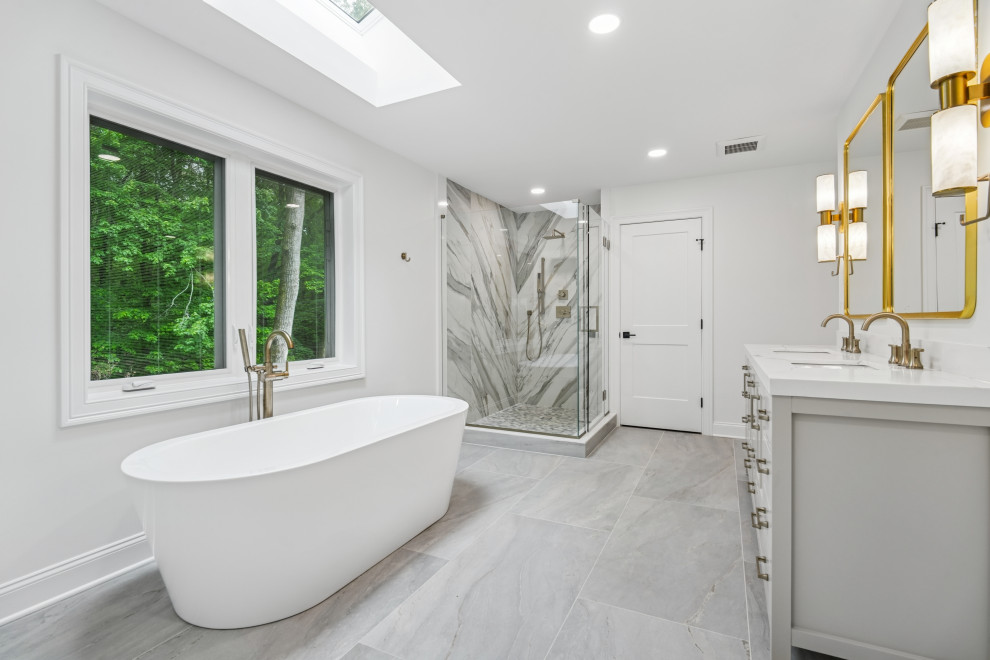 Primary Bathroom | Two Level Addition Paramus NJ