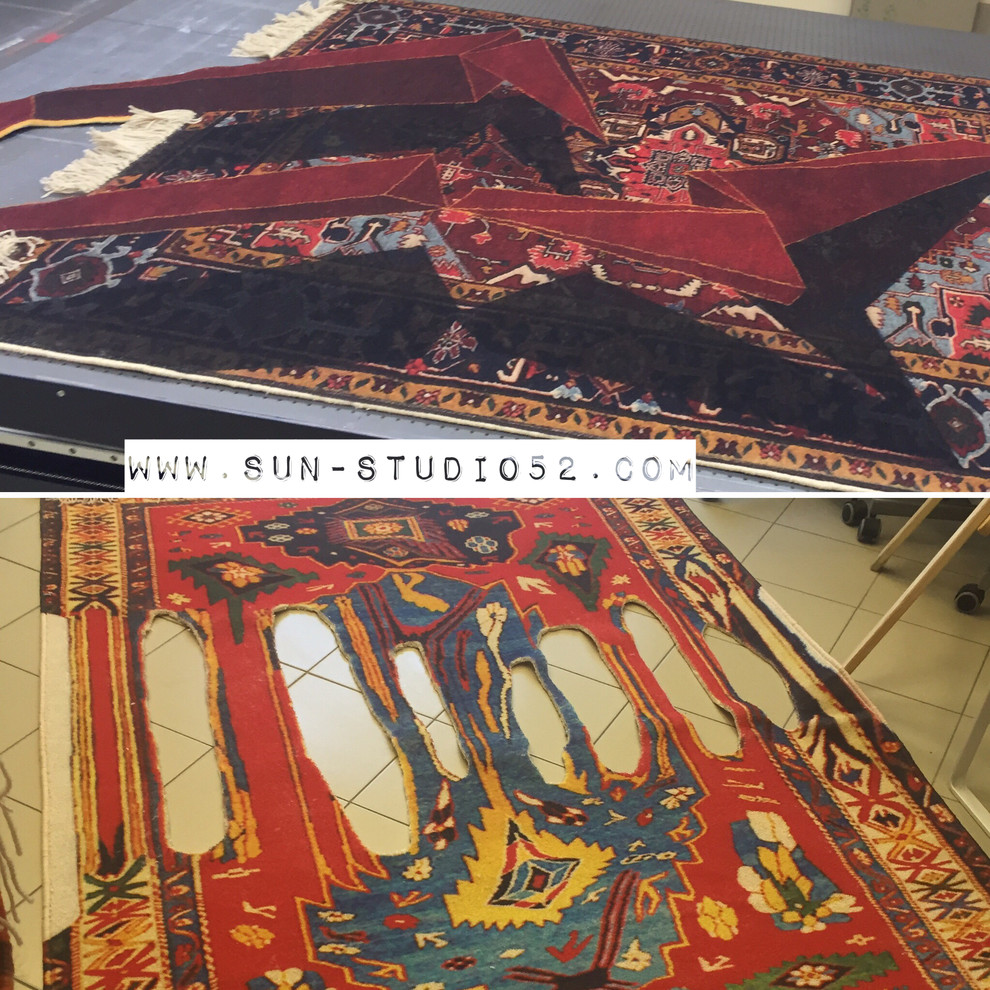 Ковер - как нетрадиционное оформление интерьера